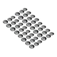 Genérico - Pack 48 Molde Mini Tartaleta Tarta Moldes Para Reposteria