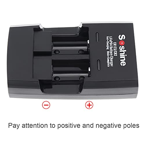 N\C - Cr2 Batería Recargable Y Cargador 15270 Batería 3.0V Para Telémetros De Golf, Telescopios, Juguetes Eléctricos Alarmas De Humo