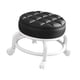 thumbnail image 3 of Taburete Giratorio De 360° Con Asiento Bajo Y Ruedas, Silencioso, Para Cocina, Peluquería, Oficina, Color Negro, 3 of 5