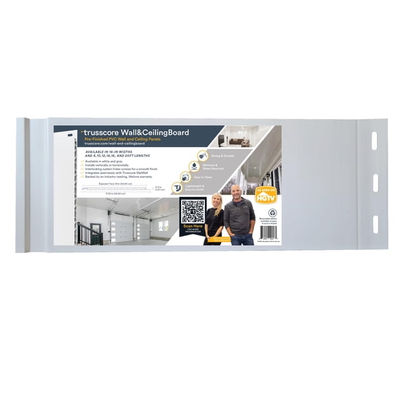 Muestra De Panel Para Pared Y Techo Blanco 16 De Ancho