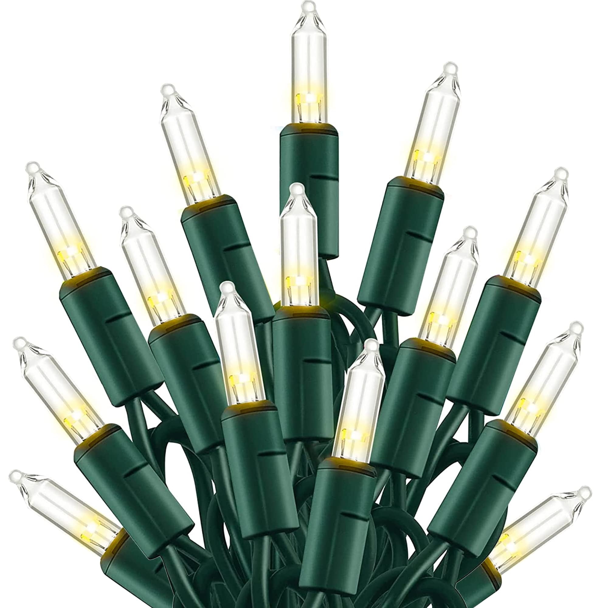 Luces Navideñas Tw Shine De 20 M, 100 Incandescentes, Color Blanco Cálido