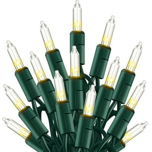 Luces Navideñas Tw Shine De 20 M, 100 Incandescentes, Color Blanco Cálido