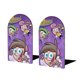 thumbnail image 1 of Los Padrinos Mágicos Sujetalibros decorativos temáticos, tope para estantería con base antideslizante, uso dual para hogar y oficina - 2 piezas, 1 of 6