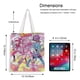 thumbnail image 5 of Jem and The Holograms Bolso de tela con estampado de lienzo para mujer, bolsa de compras reutilizable y estética, con cremallera interior, regalo para mujer,40*45cm., 5 of 6