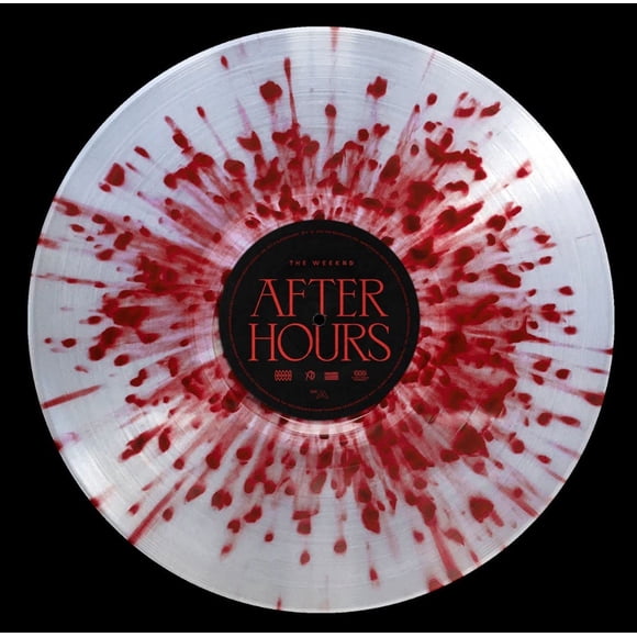 Disco de Vinilo The Weeknd After Hours Transparente/Rojo Salpicado 2LP