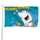 thumbnail image 1 of Jabberjaw Bandera impresa con temática, regalo perfecto para fanáticos, amigos y familiares, y adecuada para actividades al aire libre e interiores, decoraciones de fiesta. 90 cm × 150 cm., 1 of 6