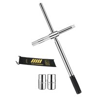 Magideal - Llave De Tuercas De Rueda Extendida, Llave De Tuercas De Rueda De 4 Vías, Removedor De Tuercas De Rueda Desmontable, Llave Cruzada Telescópica, Llave