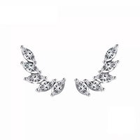 La Garza - Aros Mujer Plata Winny Circones Blancos