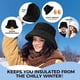 thumbnail image 5 of Gorro de pescador de piel sintética para invierno, para hombre y mujer, suave y cálido, ideal para uso casual, viajes, deportes y esquí (CLT01), 5 of 7