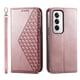 thumbnail image 2 of Funda Flip FOXDOCK para OPPO Reno 12 5G , Estilo Billetera con Diseño Rombo, Correa de Mano y Soporte, Uso Diario, 2 of 6