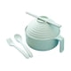 thumbnail image 1 of Tazón de ramen con tapa, olla para ramen, fácil de limpiar, portátil, agarre cómodo, para ensaladas verde, 1 of 5