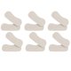 thumbnail image 5 of 6 Pares De Almohadillas Para El Talón, Empuñaduras Para Zapatos, Forro, Protectores Para El Cuidado De Los Pies, Color Gris, 5 of 5