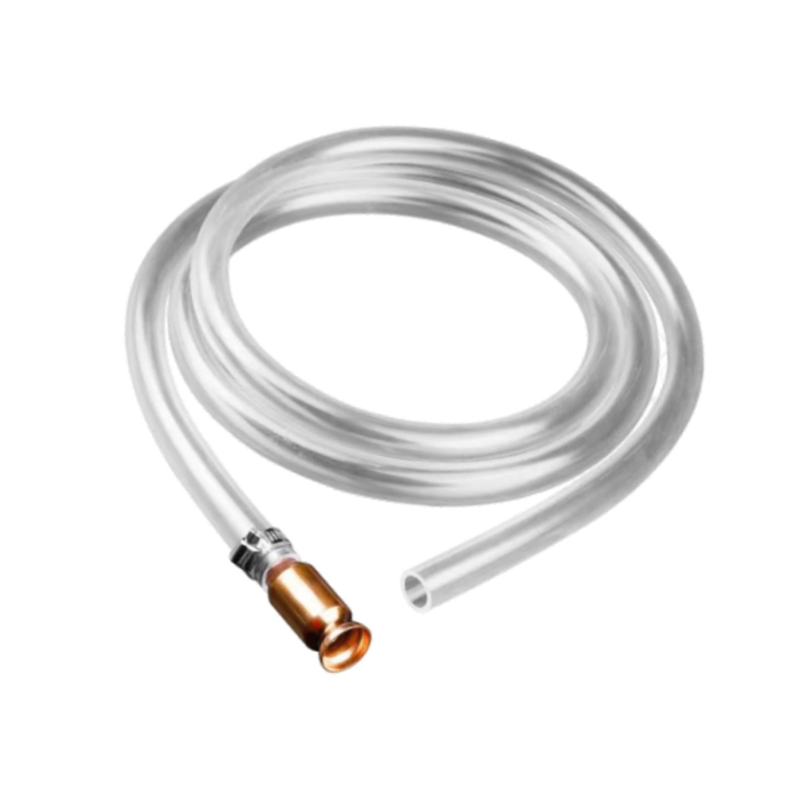 Ioensy - Manguera De Sifón De 1/2'' Con Válvula De Cobre, Autocebante, Para Combustibles, Gasolina Y Acuarios, 3 Metros