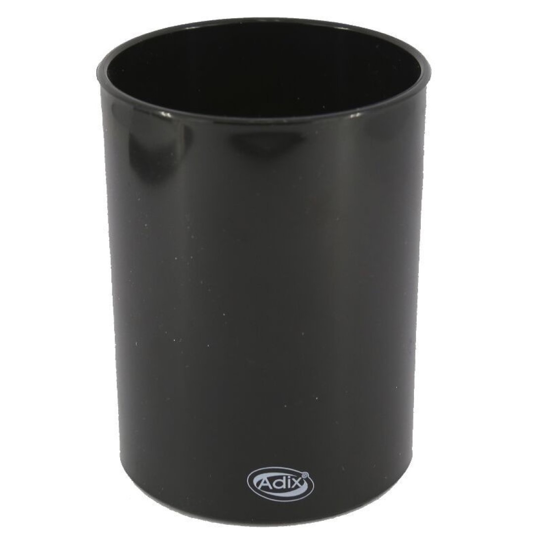Adix - Portalápiz Plástico Redondo Negro