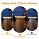 thumbnail image 2 of Luces solares para postes APONUO 4x4 de madera y vinilo, paquete de 12, 2 of 8
