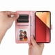 thumbnail image 5 of Funda tipo cartera FOXDOCK para Xiaomi Redmi Note 13 Pro 4G , diseño girasol en relieve, cuero PU, cierre magnético, soporte y tarjetero, 5 of 5