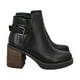 thumbnail image 3 of Botin Mujer Negro Zaxy/Hebilla Police, 3 of 5