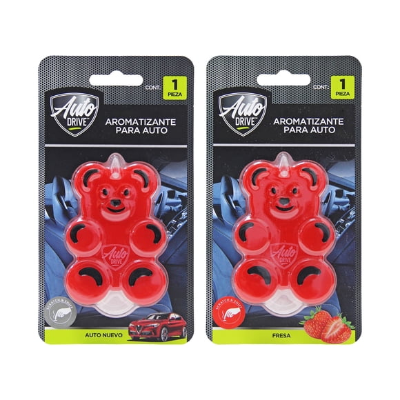 Aromatizante oso goma rojo 1u, surtido