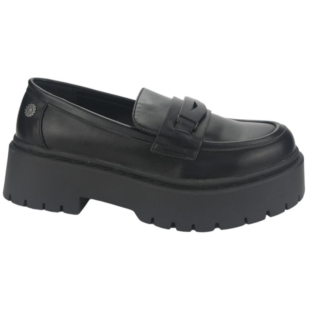 Mocasin Chalada Mujer Lewis-1 Negro Moda