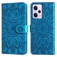 thumbnail image 1 of Funda tipo cartera FOXDOCK para Xiaomi Poco X5 Pro 5G , diseño girasol en relieve, cuero PU, cierre magnético, soporte y tarjetero, 1 of 5
