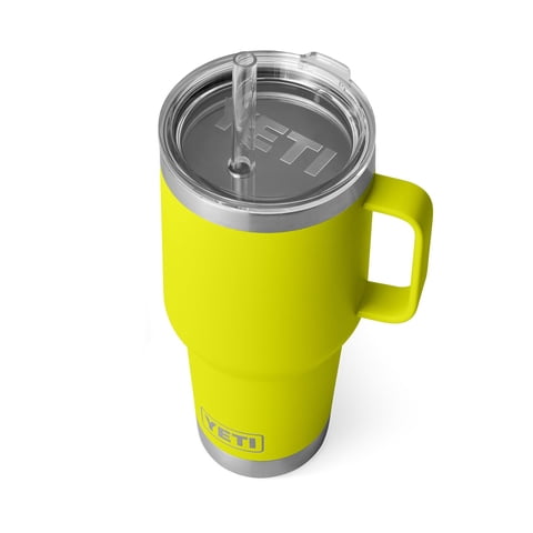 Taza Yeti Rambler De 1 Litro Con Tapa De Pajita De Acero Inoxidable Con Aislamiento Al Vacío