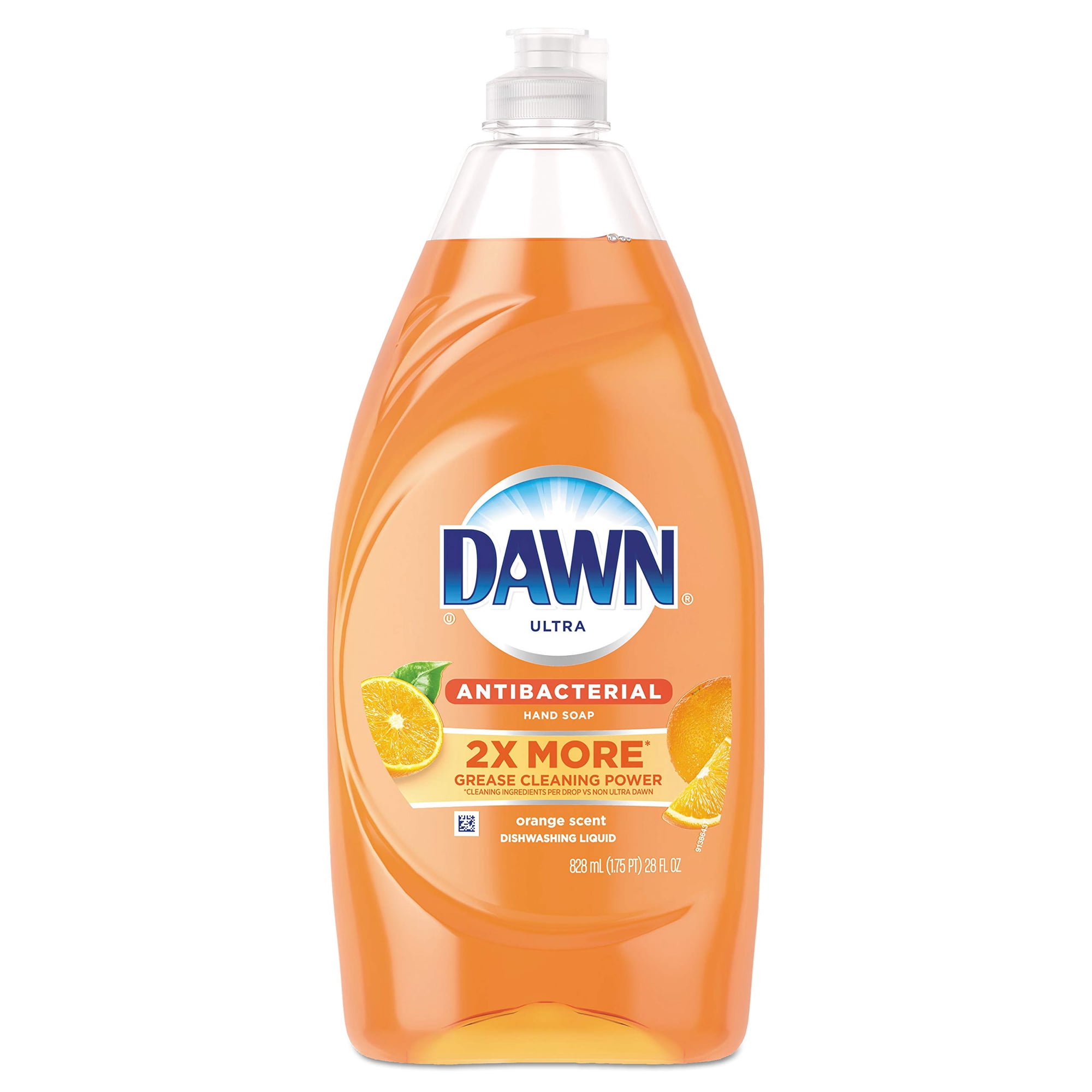 Detergente Líquido Antibacterial Para Platos Dawn Ultra Naranja 828 Ml Paquete De 8