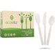 thumbnail image 1 of Juego de cubiertos compostables Ecovita 380 utensilios con bandeja de 7 pulgadas, 1 of 9
