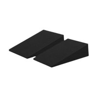 Ioensy - Cojín Nivelador De Cuña Para Asiento De Automóvil, Tapete Nivelador Portátil Y Cómodo Para Asiento Trasero, 2 Piezas