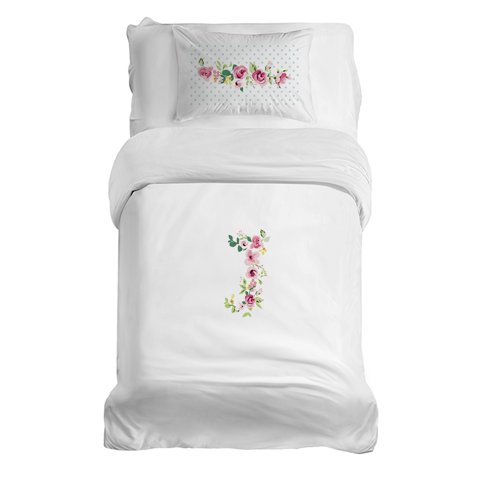 Tuyo Print - Cubreplumón Transición Letras Vintage J