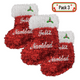 thumbnail image 1 of Pack 3 Colgante Botas Adorno Para Puerta De Navidad 2025, 1 of 5