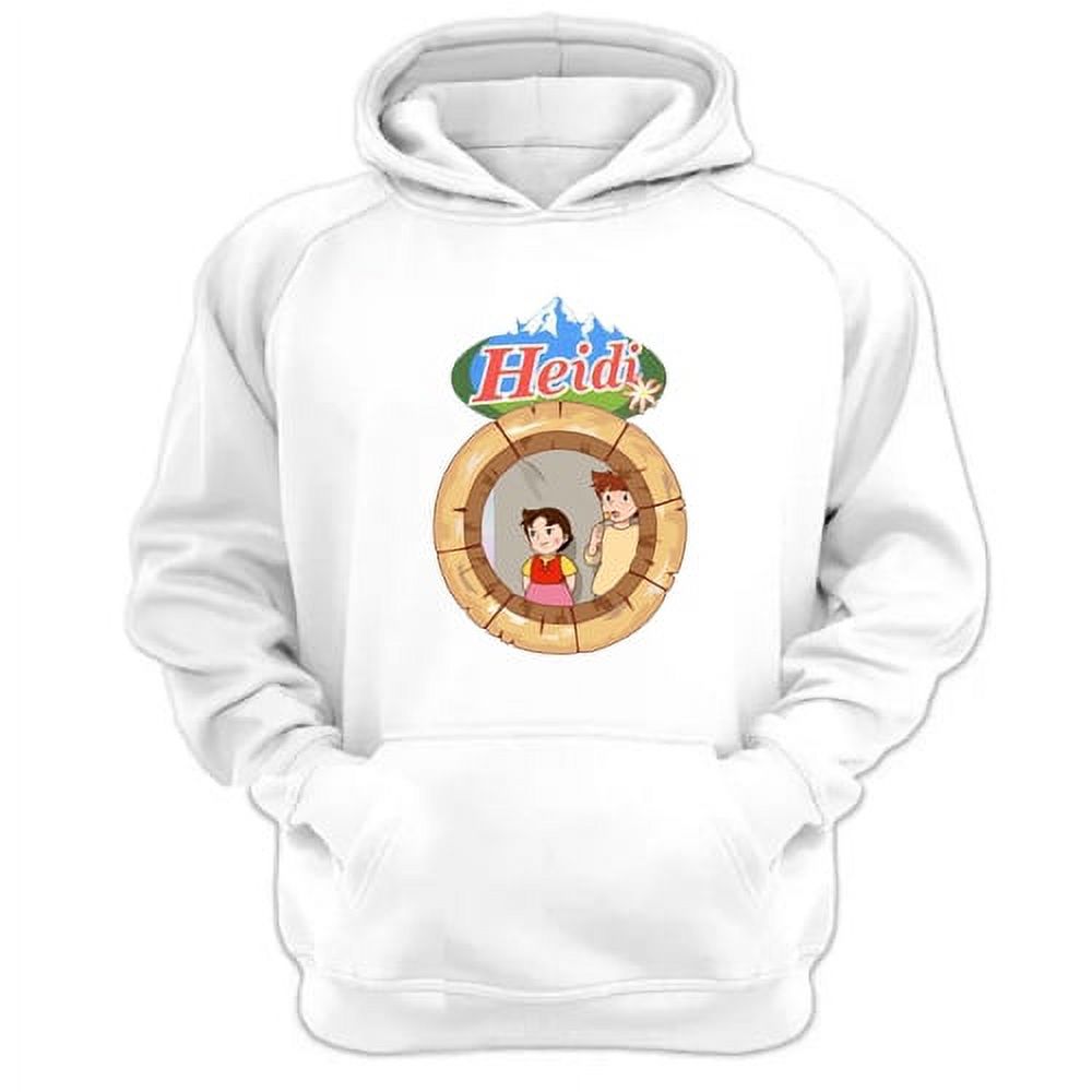 Genérico - Polerón Canguro Niña De Las Montañas Blanco Talla Xs Unisex