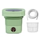 thumbnail image 5 of Lavadora de viaje pequeña lavadora automática 6.5L eléctrica de bajo consumo lavadora de ropa Mini lavadora plegable para viajes apartamentos calcetin verde, 5 of 5
