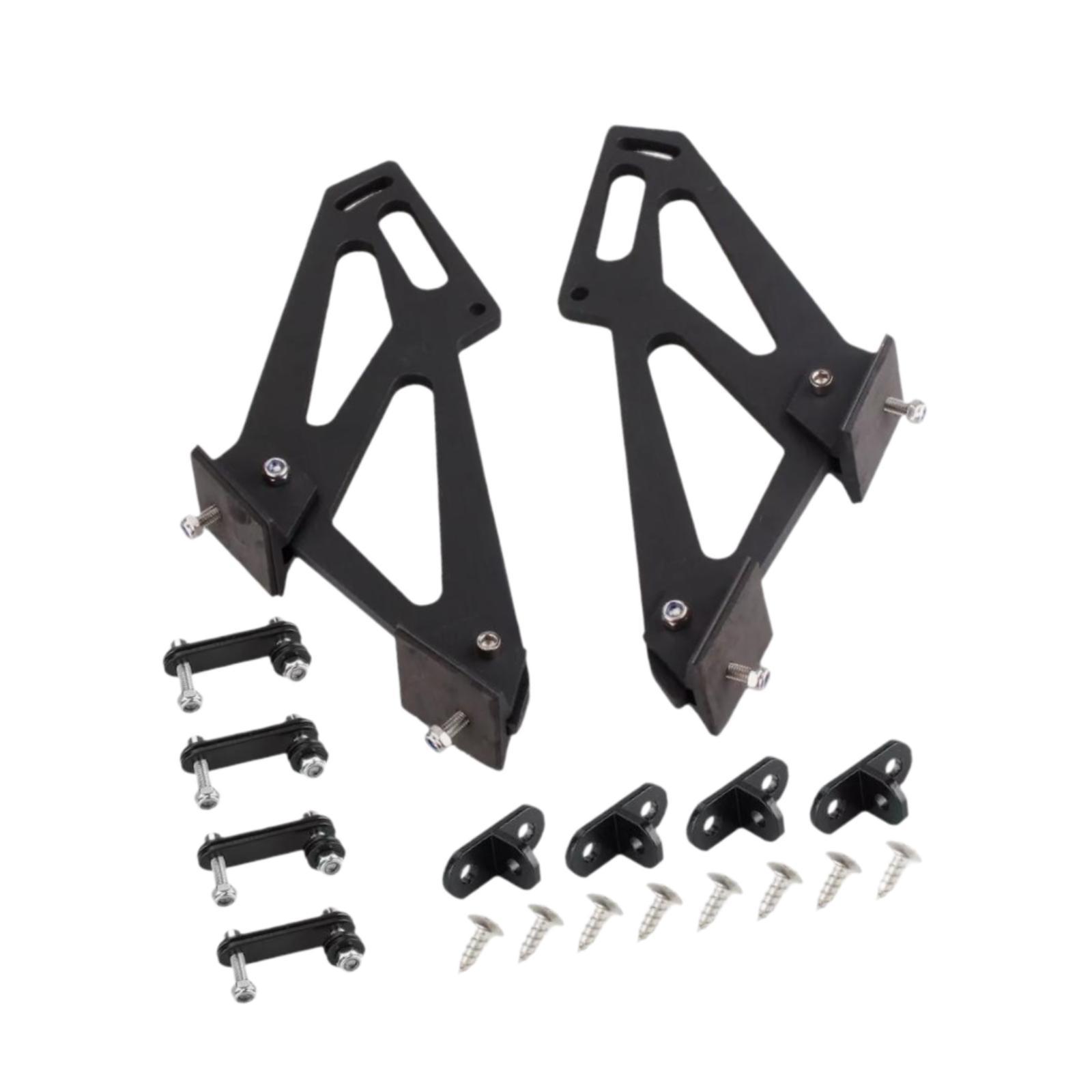 Ioensy - 2 Soportes De Montaje De Patas De Alerón Genéricos, Accesorio De Montaje De Alto Rendimiento