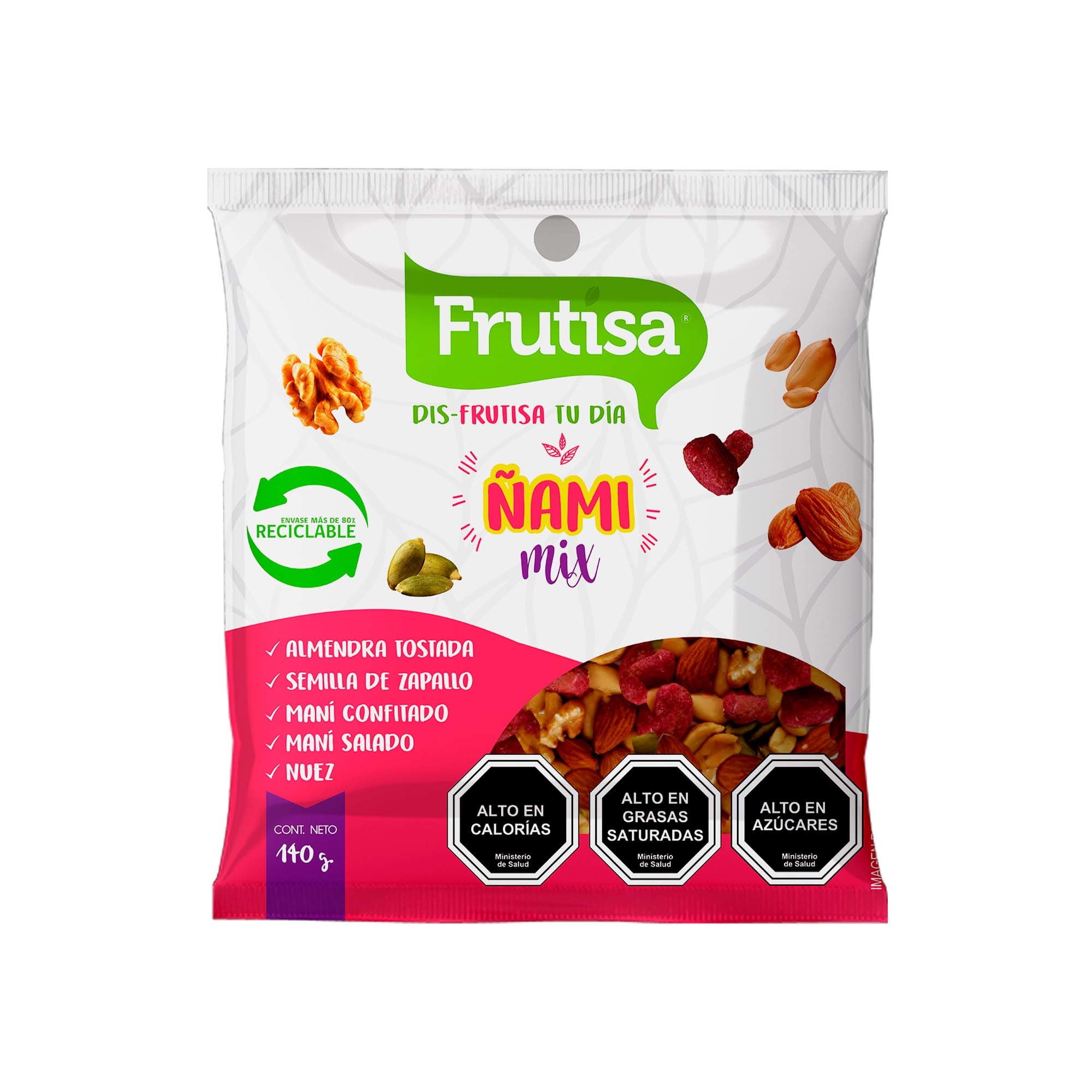 Frutos Secos Mix Ñami 140 g Frutisa
