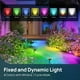 thumbnail image 3 of Luces solares Linkind StarRay RGB a prueba de agua IP67, paquete de 2, 3 of 8