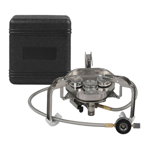 Ioensy - Estufa De Gas Para Camping, Soporte Estable, Mini Equipo De Cocina Para Barbacoa, Picnic, Jardín