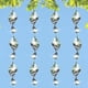 thumbnail image 1 of Disuasores de aves LIZOIDZSM, 12 piezas, acero inoxidable reflectante, 1 of 6