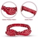 thumbnail image 4 of Paquete de 6 diademas elásticas con nudo de cachemira, lazo con orejas de conejo, turbante, banda para el pelo para mujeres y niñas, 4 of 8