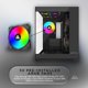 thumbnail image 3 of Funda para PC Gaming Cube Apevia Prism-BK Prism Micro-ATX, color negro, 3 of 7