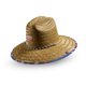 thumbnail image 3 of Sombrero de paja Hemlock Lifeguard con estrellas y rayas y ala ancha, 3 of 5