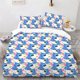 thumbnail image 1 of Stitch Bedding Set, Boy & Girl Duvet Cover Pillowcase Cartoon Duvet Cover Pillowcase Gift 3 Piece Set 155x220cm Bed Sheets, 1 of 5