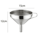 thumbnail image 2 of Embudo de acero inoxidable 304 para vino, filtro de residuos para cocina y hogar., 2 of 5
