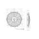 thumbnail image 4 of Electroventilador Universal Automotriz 12" 12V 80W Reversible, 4 of 5
