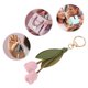 thumbnail image 4 of Unique Bargains 1 Pc Encanto de Bolso Flor Hoja Encanto de Bolsa Rosa, 4 of 5
