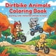 thumbnail image 1 of Libro para colorear: animales en motocross en moto todoterreno, 1 of 1