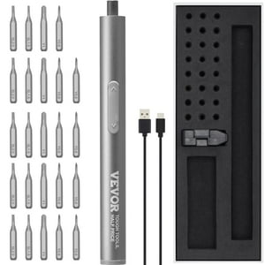 Destornillador Eléctrico Vevor Mini 27 En 1 Con 24 Puntas Magnéticas