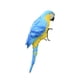 thumbnail image 2 of Estatua de loro artificial, esculturas de pájaros realistas, decoración de loros, arte de patio de pájaros, loros, estatua de pájaro guacamayo para el Azul, 2 of 5