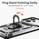 thumbnail image 3 of Estuche GANGXUN para Xiaomi Redmi Note 13 Pro 5G, soporte giratorio 360°, estilo mecánico y magnético, 3 of 5
