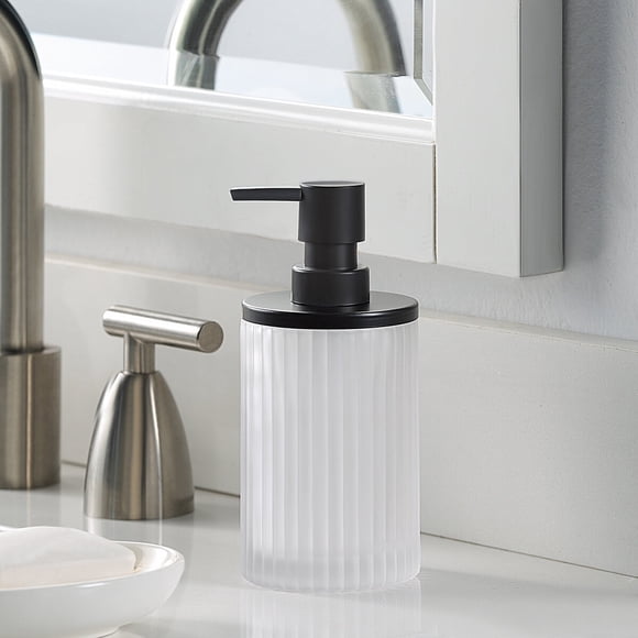 Dispensador de Jabón Better Homes Gardens Vidrio 318ml Blanco