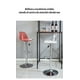 thumbnail image 3 of Pack 2 Sillas Piso Bar Blancas Altura Regulable Con Respaldo, 3 of 8